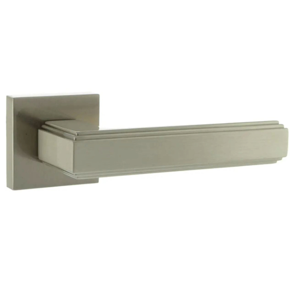 ALILA ART DECO LEVER HANDLE ON SQUARE ROSE